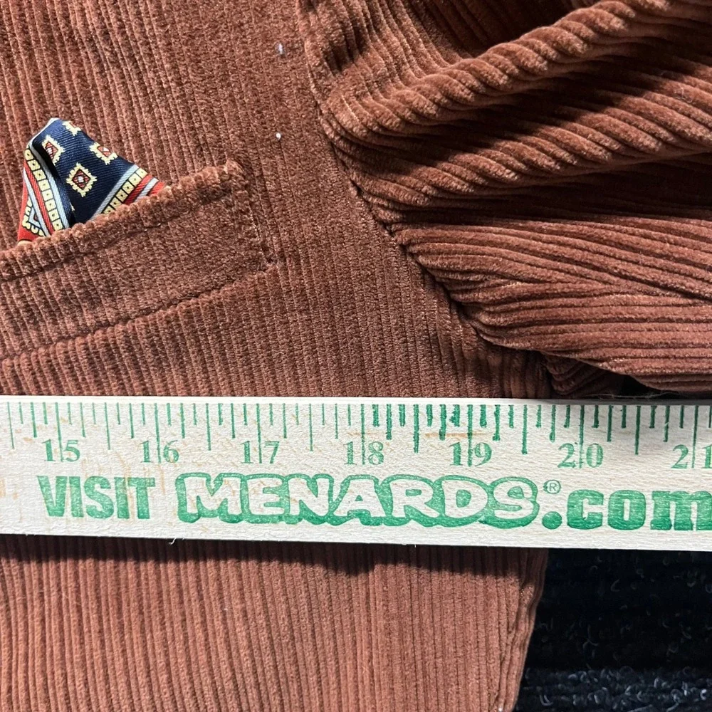 The Man from California Vintage Brown Corduroy Blazer Sport Coat 40R 70s